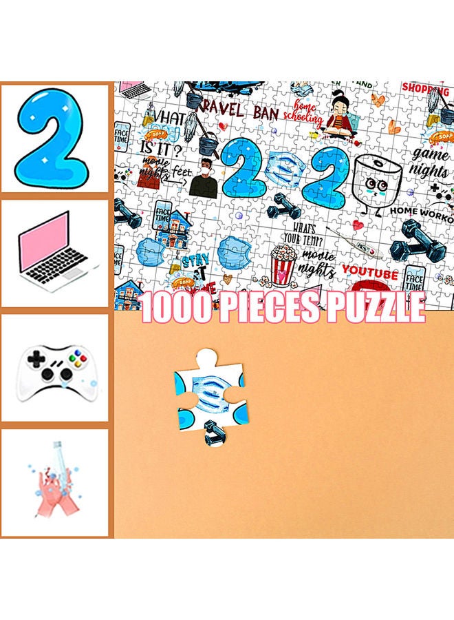 لعبة أحجية قطع تركيب ورقية ذاتية التجميع مكونة من 1000 قطعة - Image 5