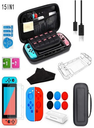 15 IN 1Carrying Case for Nintendo Switch OLED