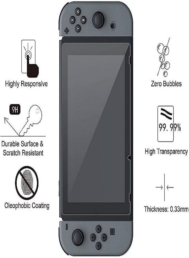 Generic Carrying Case for Nintendo Switch OLED, Travel Carrying Case Pouch Accessories for Switch OLED, Include Screen Protector, Protective Cover Case, Data Cable, Kickstand &Thumb Grip Caps  - Image 5