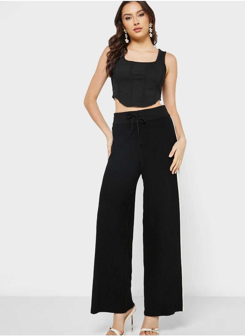 Jovonna London Flared High Waist Pants