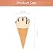 Garneck Fake Ice Cream Cone Prop Realistic Artificial Vanilla Ice Cream Pretend Food Desset Model for Shop Window Display Home Kitchen Decor Photography - Image 4