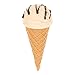 Garneck Fake Ice Cream Cone Prop Realistic Artificial Vanilla Ice Cream Pretend Food Desset Model for Shop Window Display Home Kitchen Decor Photography - Image 2