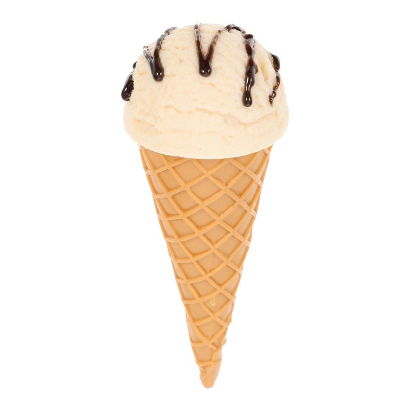 Garneck Fake Ice Cream Cone Prop Realistic Artificial Vanilla Ice Cream Pretend Food Desset Model for Shop Window Display Home Kitchen Decor Photography - Image 3