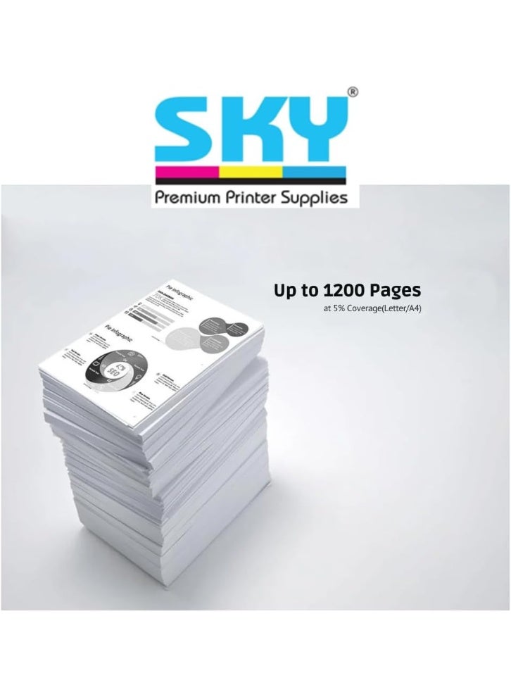 SKY TN-2500 Black Toner Cartridge 1200 Pages for HL-L2460DN DCP-L2640DW - Image 2