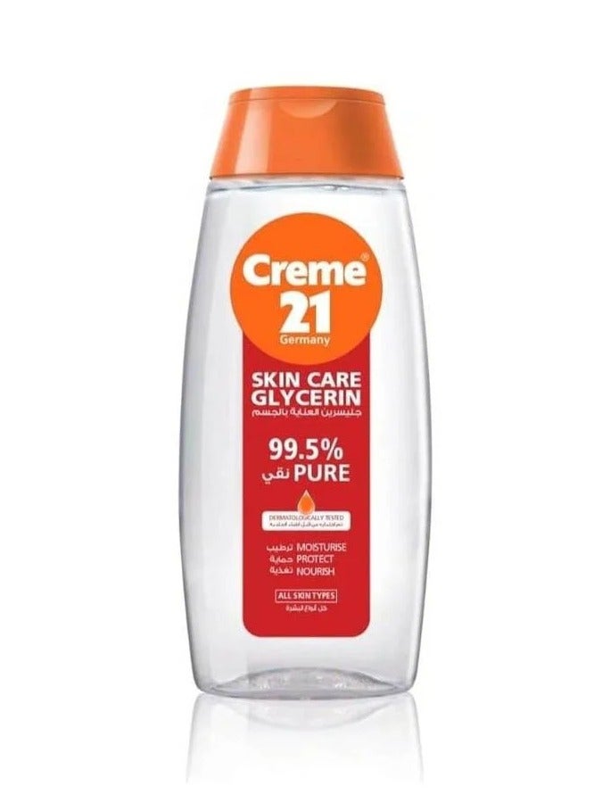 Creme 21 Glycerin Body Care Oil 99.5% Pure - 200 ml
