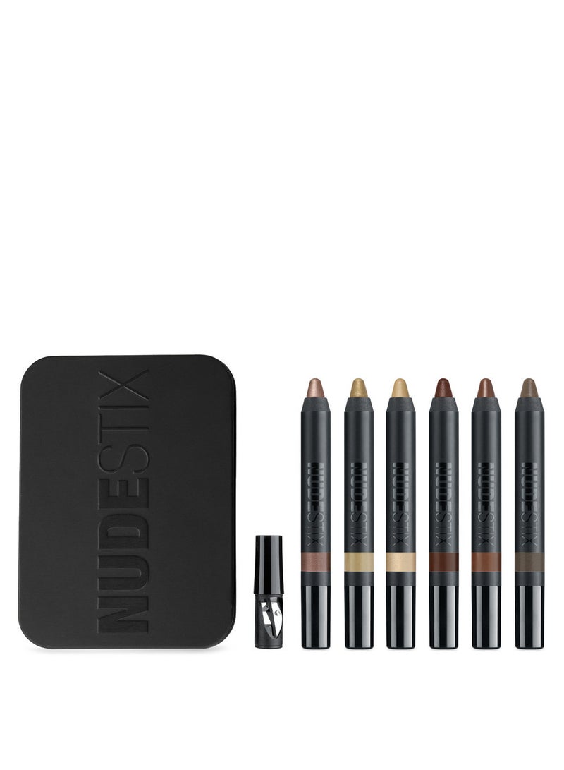 NUDESTIX Nude Earth 6-Piece Eye Kit