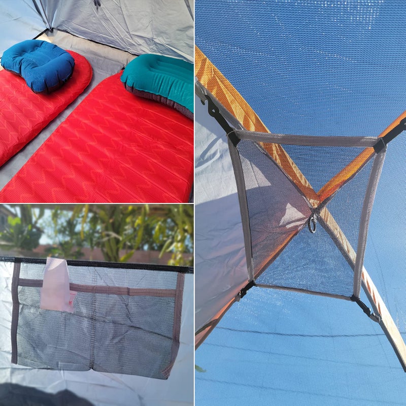 Unp Camping Tent 2 Person, Waterproof Windproof Tent with Rainfly Easy Set up-Portable Dome Tents for Camping - Image 3