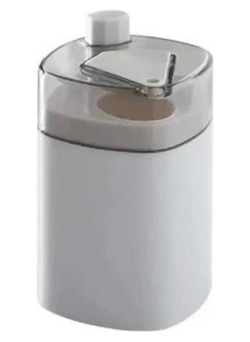 LIMITLESS Toothpick Holder Pop-up Toothpick Automatic Dispenser, Telescopic, Portable Toothpic Storage Organiser Box for Kitchen, Restaurant, Hotel, Office (Grey)  - Image 1