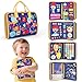 R RUCKERCO Montessori Busy Book for Toddlers Age 35 12in1 Toddler Learning Activities Preschool Educational Sensory Toys Travel Airplane Car Toy Fine Motor Skills Book Birthday Gift for Boys Girls - Image 2