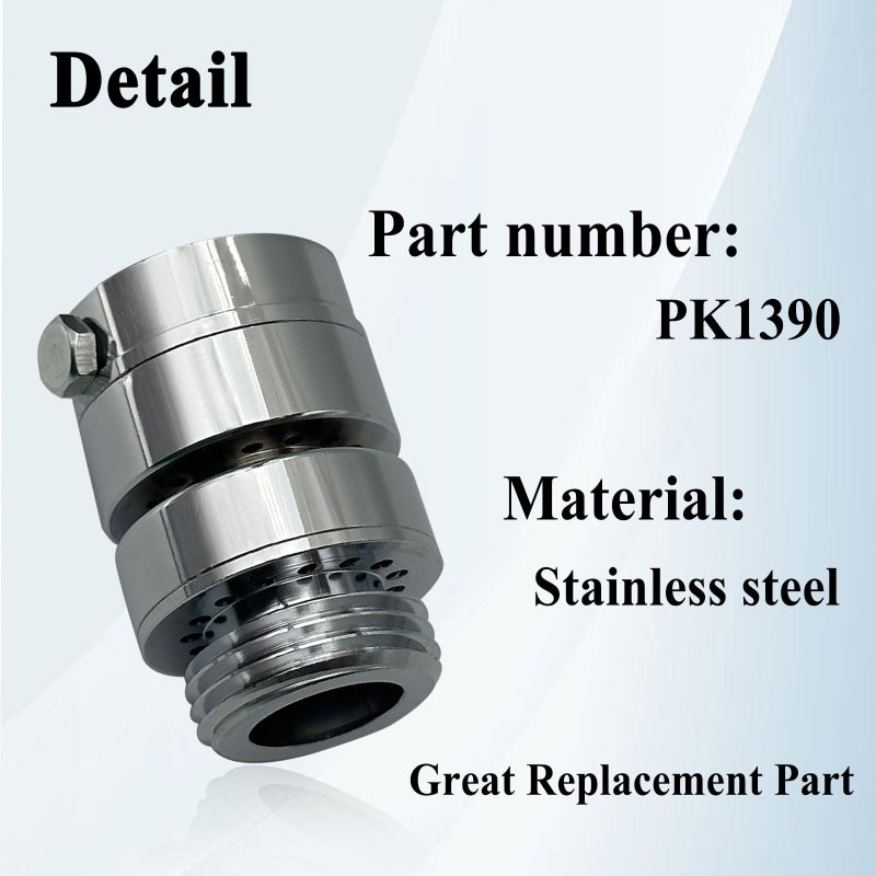 Ebrmeiwo Pk1390 الذاتي استنزاف فراغ قواطع استبدال صنبور خارجي محول 1-1/16 ''أنثى غرامة الموضوع - Image 3