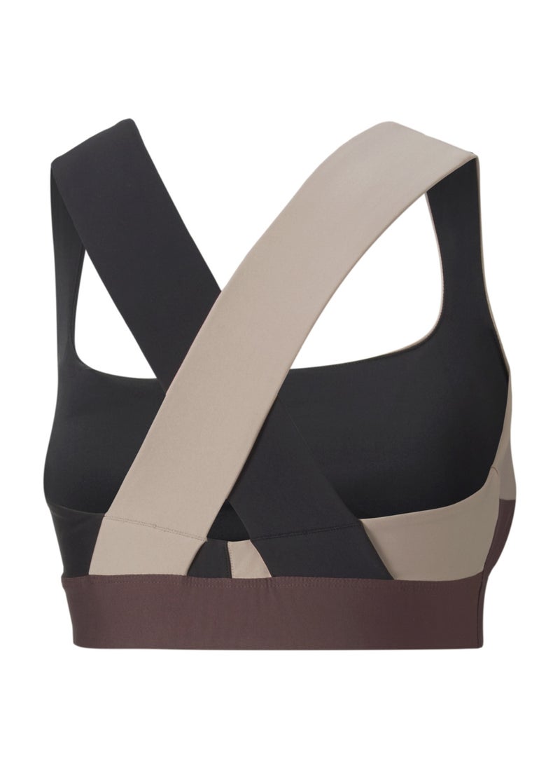 PUMA - Safari Womens Glam Training Mid Impact Bra - Image 1