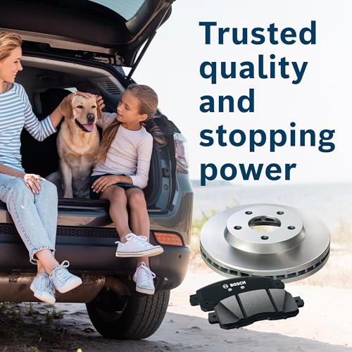 BOSCH مجموعة وسادات الفرامل السيراميكية الهادئة من بوش BC606 - متوافقة مع بعض سيارات لكزس GX460، GX470، LX450؛ تويوتا 4Runner، FJ Cruiser، لاند كروزر، سيكويا؛ خلفي - Image 2