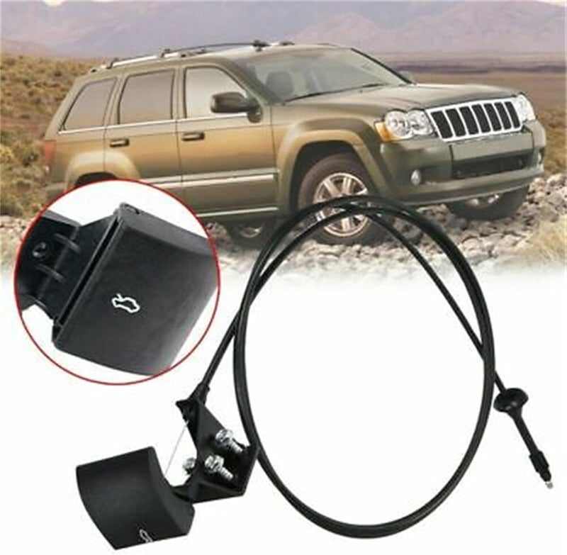 قطعة استبدال لسيارة جيب (Jeep) من طراز Commander XK للأعوام 2006، 2007، 2008، 2009، 2010: كابل إطلاق غطاء المحرك مع مقبض، أجزاء وإكسسوارات السيارة. رقم القطعة: 55394495AB. - Image 5