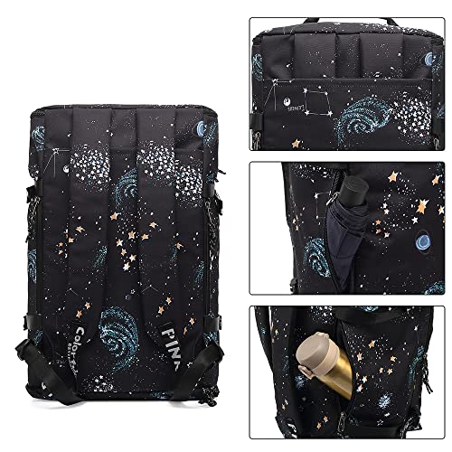 Kalesi Cool Gym Duffle Bag Backpack 4-Way Waterproof with Shoes Compartment for travel Sport Hiking laptop Lightweight - Image 3