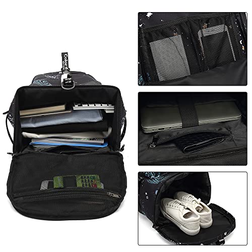 Kalesi Cool Gym Duffle Bag Backpack 4-Way Waterproof with Shoes Compartment for travel Sport Hiking laptop Lightweight - Image 5
