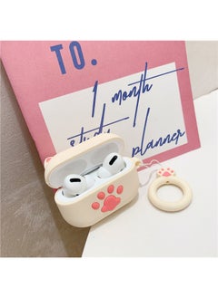 Generic Japanese And Korean Cute Cartoon Cat's Claw AirPods Pro Earphone Case Apple Silicone Protective Case 3 Generation Personality Tide Applicable-Color:Pink Cat Claw + Hanging Ring-Applicable Model:Airp  - Image 5