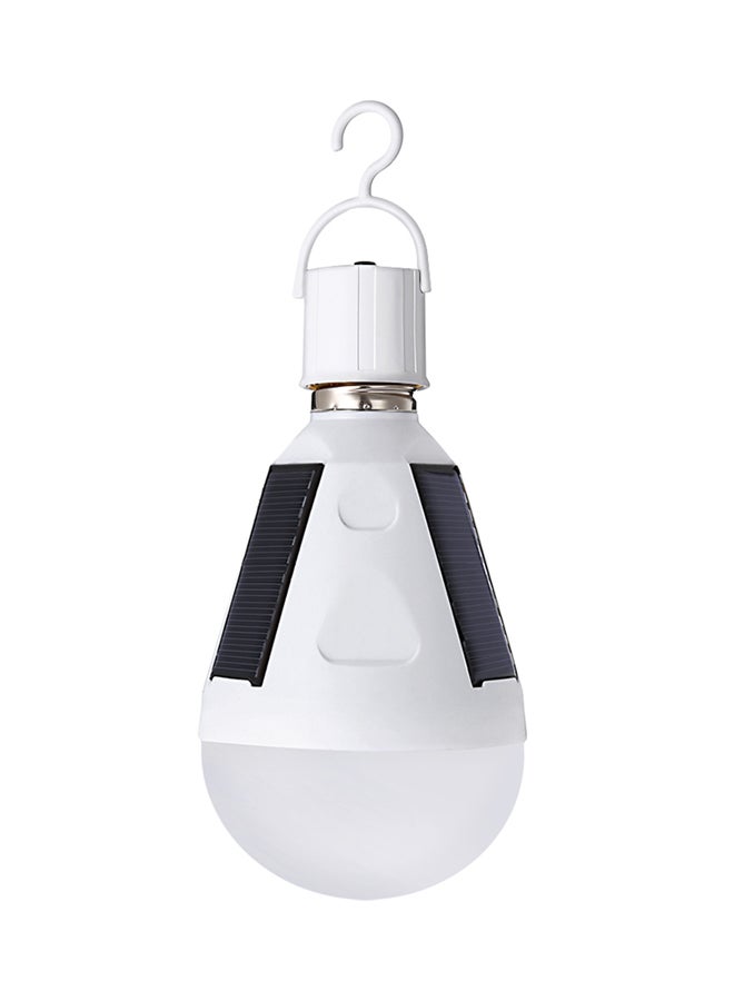 NIBEMINENT Solar Panel LED Emergency Bulb White - Image 1