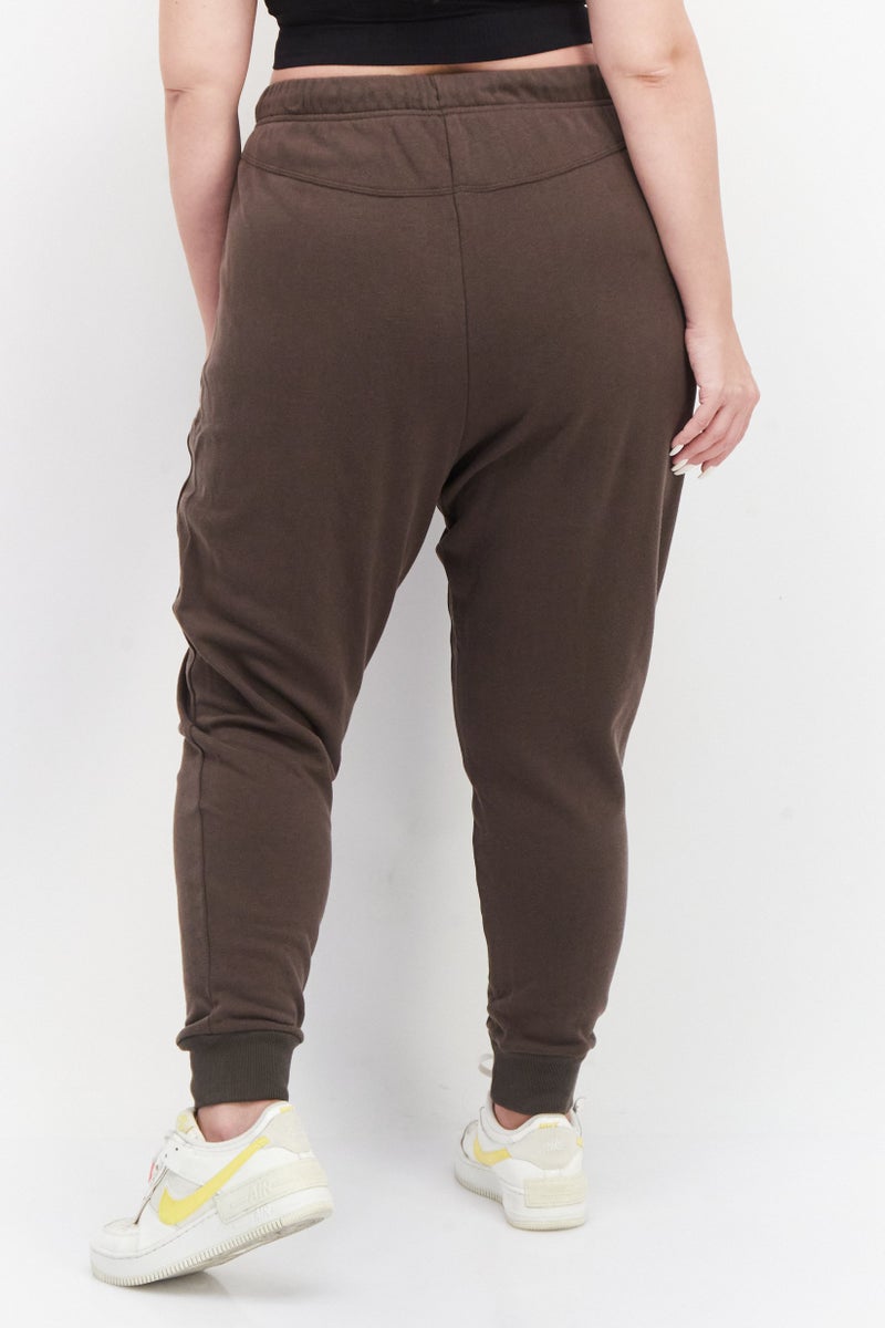Adidas Women Sportswear Fit Training Jogger Pants, Brown - Image 4
