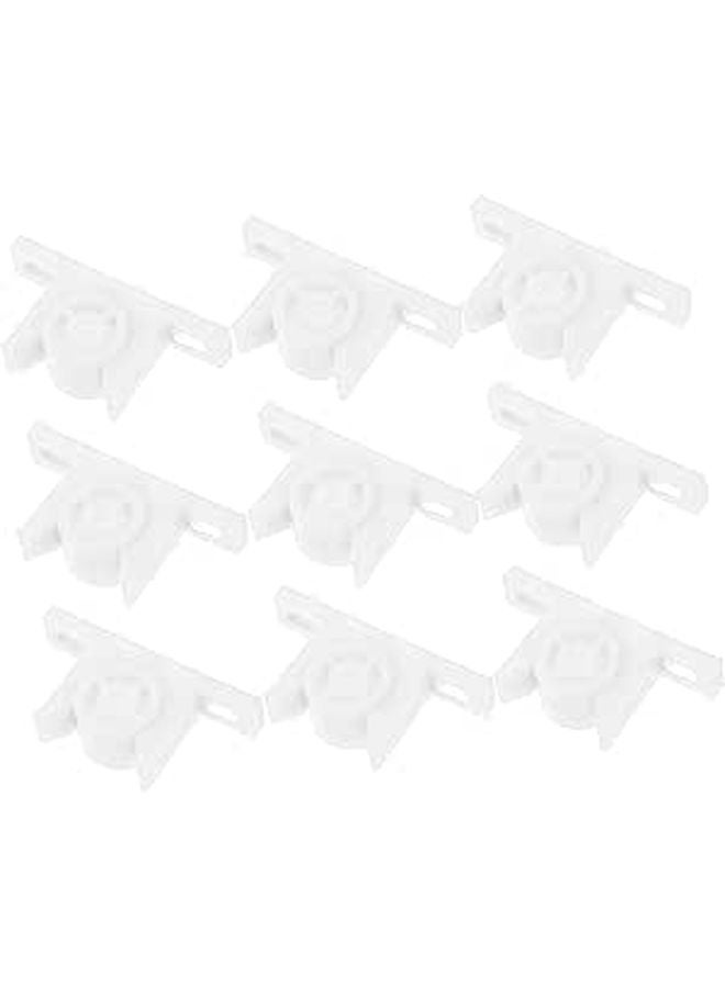 10 Sets Heavy Duty Dual Wheel Door Roller Catch Cabinet Latch for Cupboards Easy Install - Image 1