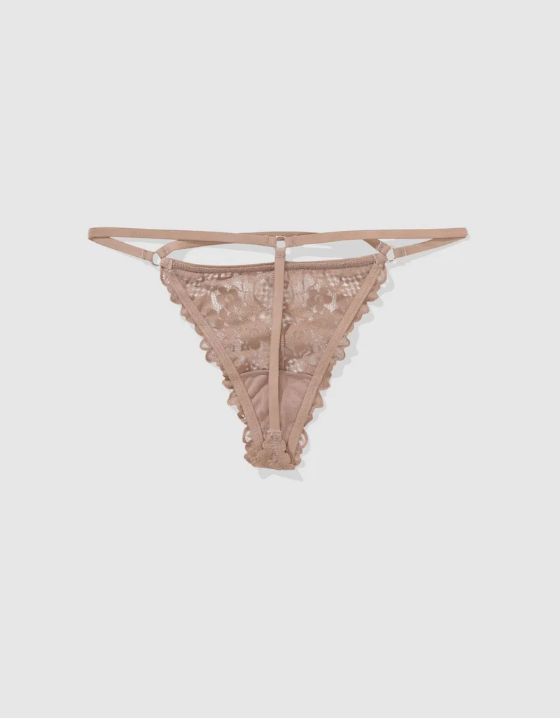 Aerie  Aerie Show Off Lace String Thong Underwear for Women | Best Price UAE