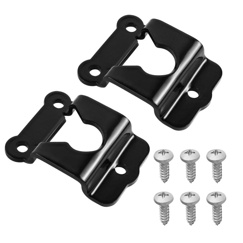 XJJ 7460401A No Drill Truck Bed Tailgate Extender mounting Bracket Kit Compatible with AMP Research Bed Xtender Max Sport and Moto 19842024 Truck Tonneau Tailgate Extender Bars mounting ClipBuckle - Image 3