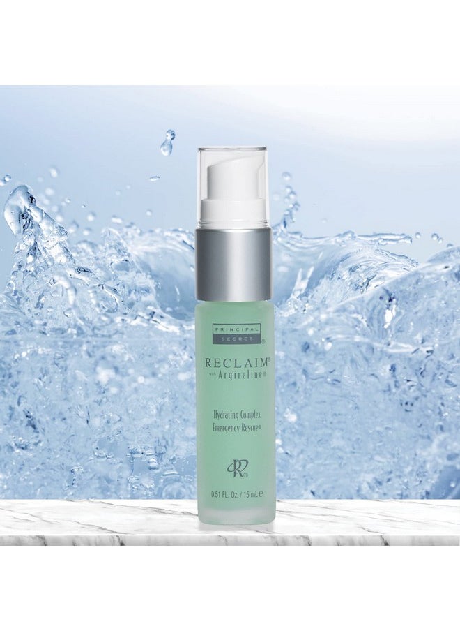 Reclaim Hydrating Complex Emergency Rescue Serum With Ceramide 5% Argireline Antioxidants And Melon Extract 0.51 Oz By Principal Secret