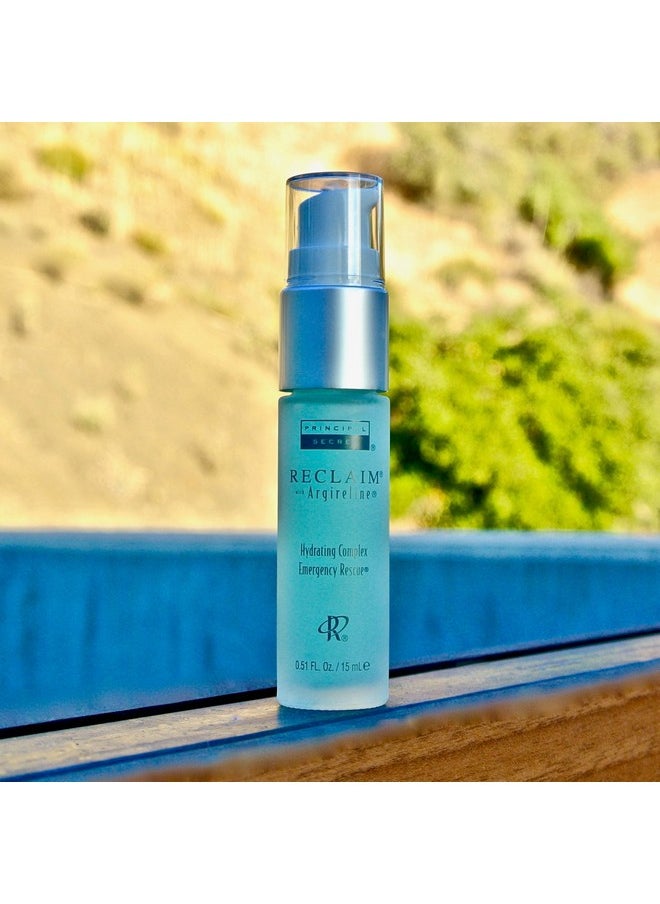 Reclaim Hydrating Complex Emergency Rescue Serum With Ceramide 5% Argireline Antioxidants And Melon Extract 0.51 Oz By Principal Secret