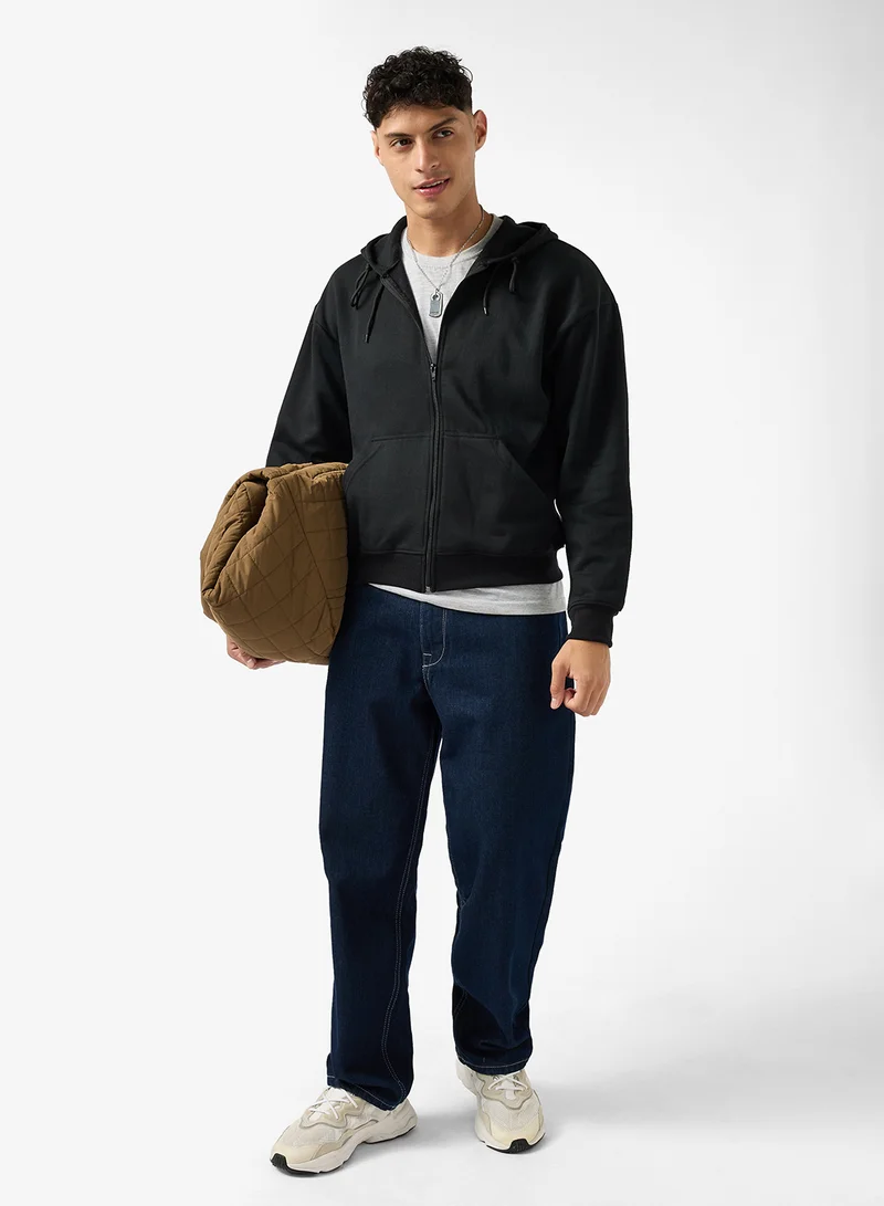 Seventy Five Basics Oversized Zipped Hoodie