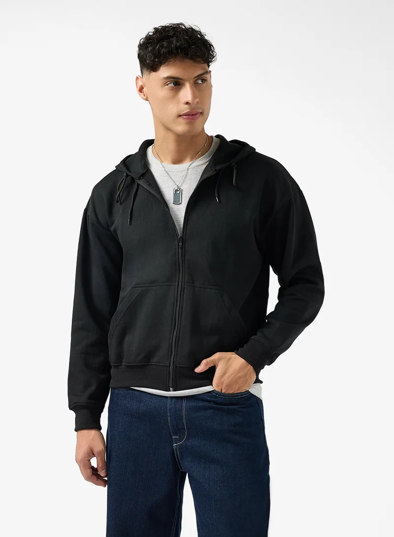 Seventy Five Basics Oversized Zipped Hoodie