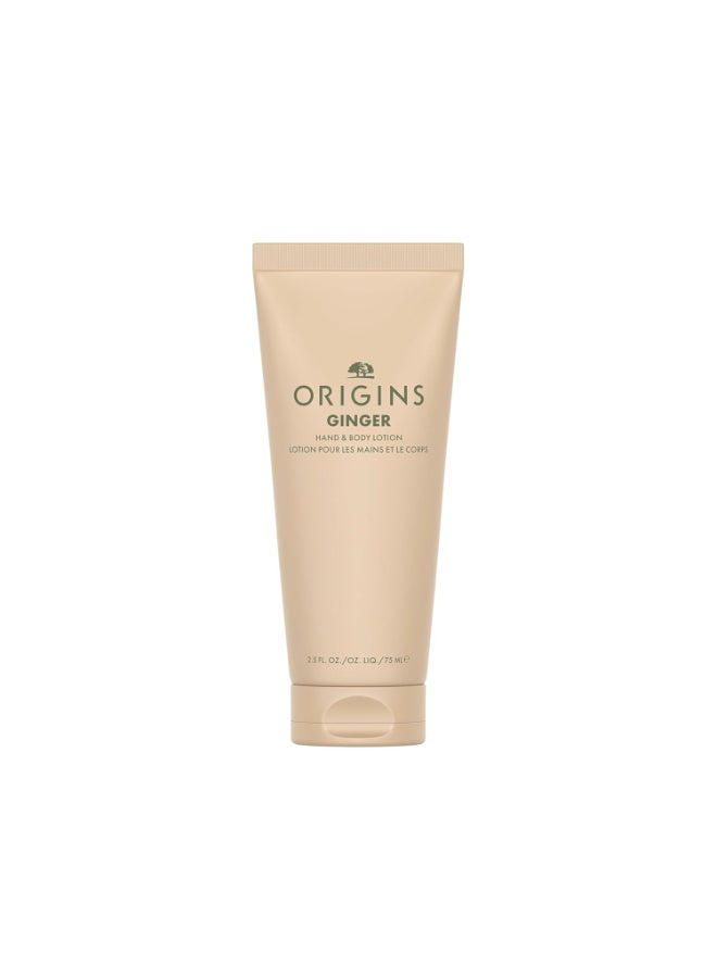 Origins Origins Ginger Hand & Body Lotion | Hydrates & Softens | With Vitamin E & Aloe Vera 2.5fl.OZ - Image 1