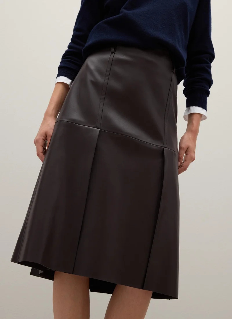 Ovs  OVS Brown Midi Skirt Regular Fit for Women | Best Price UAE