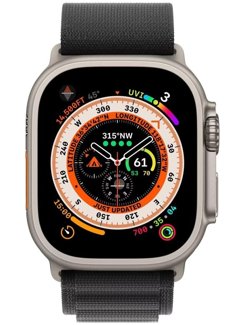 ELTRAZONE - Alpine Loop Compatible with Apple Watch Ultra Band,Metal connector Rugged Woven Nylon Men G-Hook Strap for iWatch Series Ultra SE 49mm 45mm 44mm - Image 1