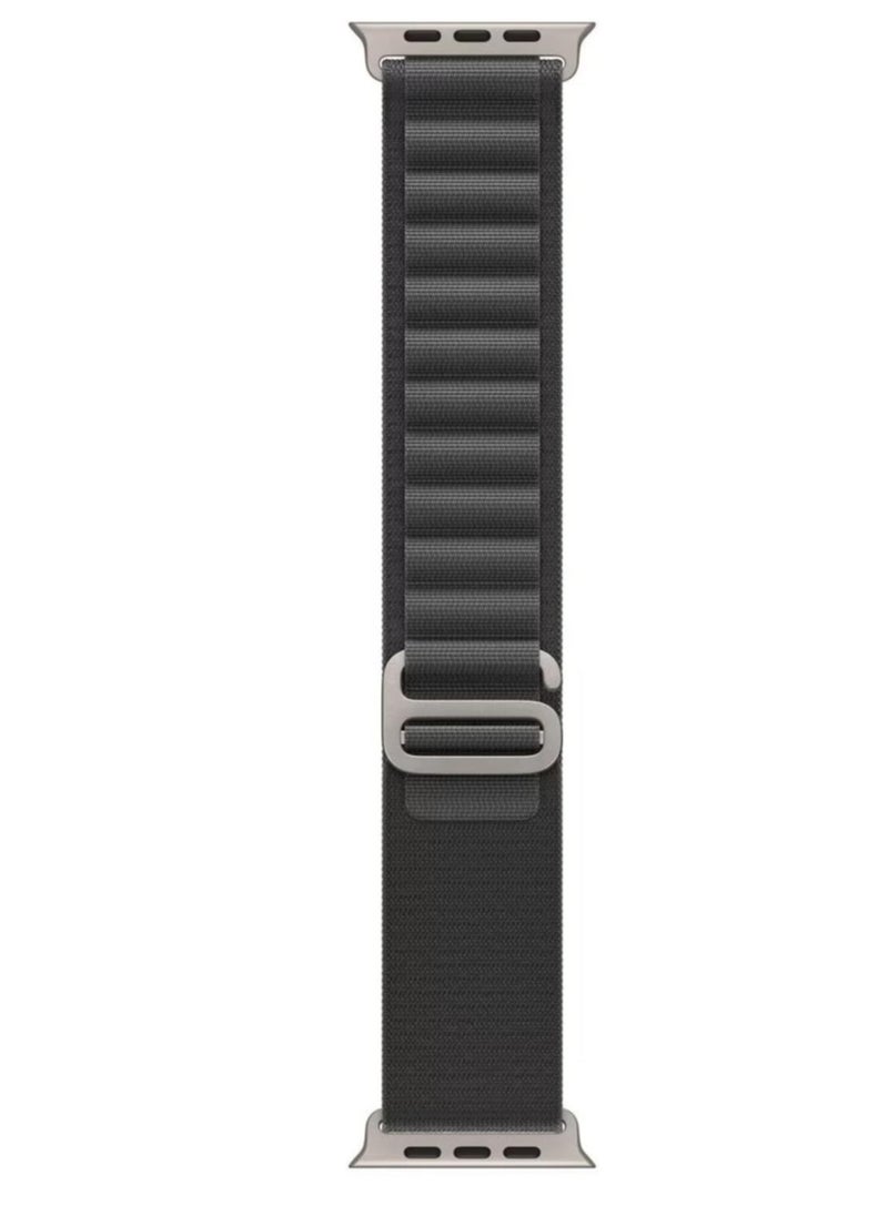 ELTRAZONE - Alpine Loop Compatible with Apple Watch Ultra Band,Metal connector Rugged Woven Nylon Men G-Hook Strap for iWatch Series Ultra SE 49mm 45mm 44mm - Image 1