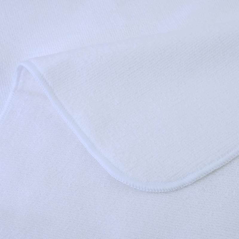 Polyte Professional Quick Dry Lint Free Microfiber Hair Drying Salon Towel  20 X 40 In  2 Pack (White) - Image 4