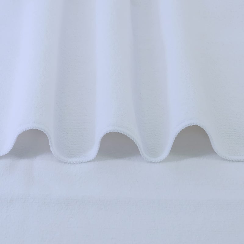 Polyte Professional Quick Dry Lint Free Microfiber Hair Drying Salon Towel  20 X 40 In  2 Pack (White) - Image 3