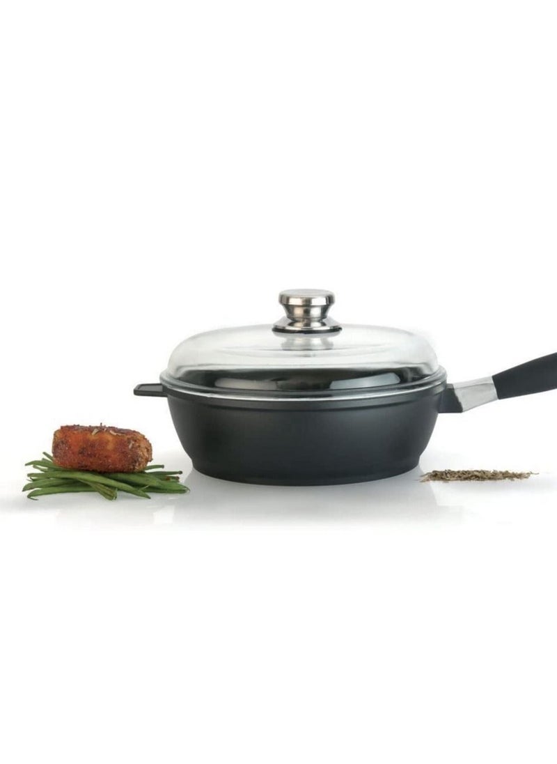Berghoff - Eurocast Professional Series Non-Stick Saute Pan With Detachable Handle 26Cm 3.2L Capacity - Image 1