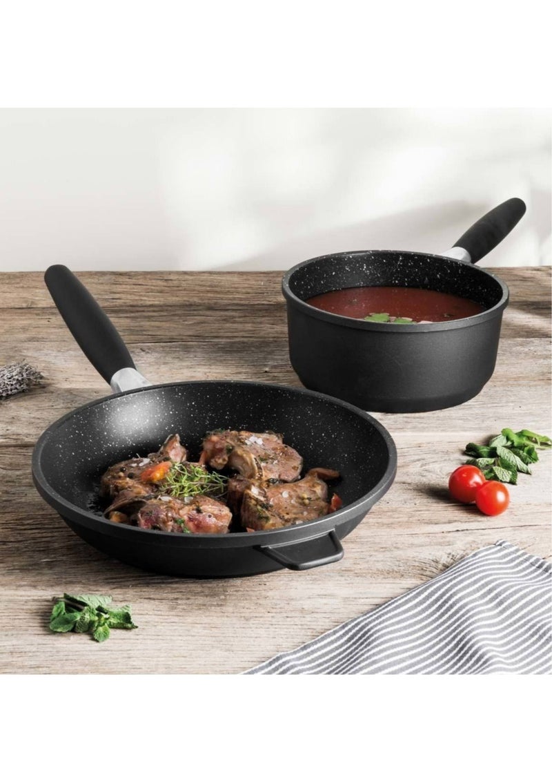 Berghoff - Eurocast Professional Series Non-Stick Saute Pan With Detachable Handle 26Cm 3.2L Capacity - Image 1