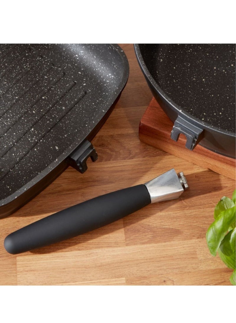 Berghoff - Eurocast Professional Series Non-Stick Saute Pan With Detachable Handle 26Cm 3.2L Capacity - Image 1