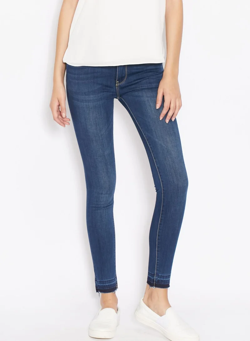 Ginger Raw Hem Skinny Jeans