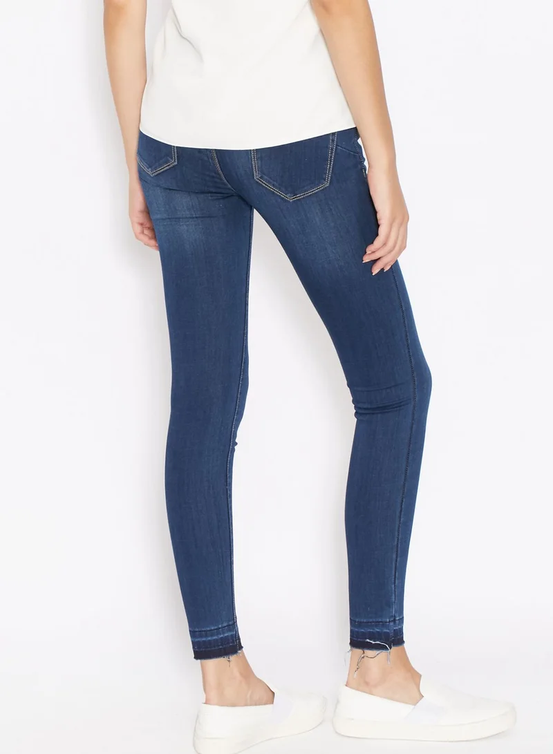 Ginger Raw Hem Skinny Jeans