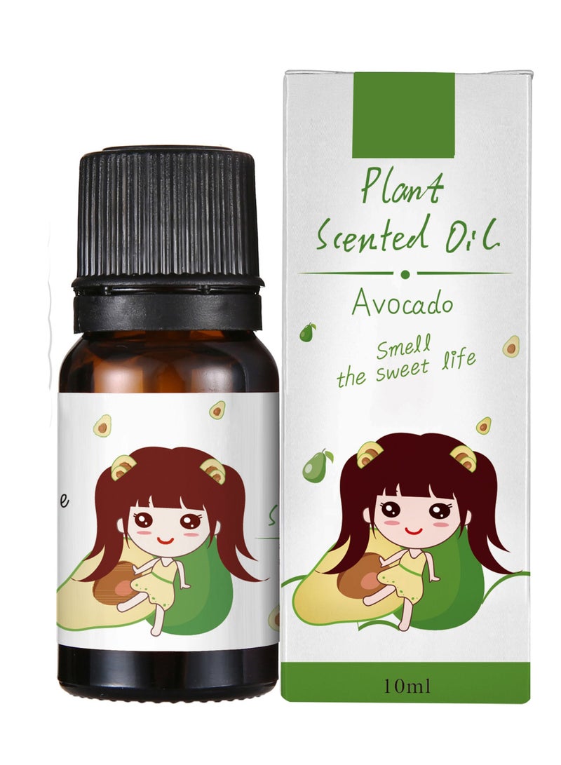 1-Piece 10ML Essential Oil For Air Humidifier,Flavors Aroma Diffuser Natural Plant Oil,Plant Fragrance Use For Air Fresh or Relieve Stress,Fragrance Avocado - Image 1