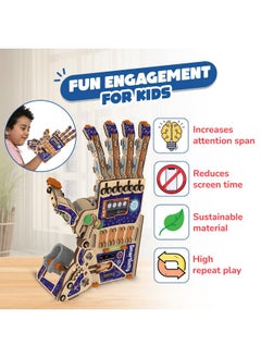Smartivity Smartivity Robotic Mechanical Hand Toy for Kids 8-10-12-14 Years Old | 2024 Parents Choice Winner I Birthday Gifts for Boys & Girls | DIY STEM Educational Science Toys for Kids 8,9,10,11,12,13,14  - Image 3