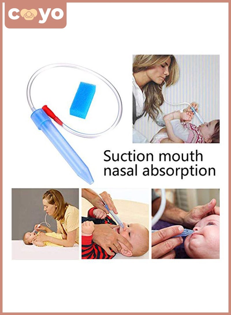 COYO Baby Nasal Aspirator, Oral Suction Type Nose Cleaner with Anti-Reflux Design, Safe & Hygienic Nasal Sucker for Newborns & Infants - Image 4