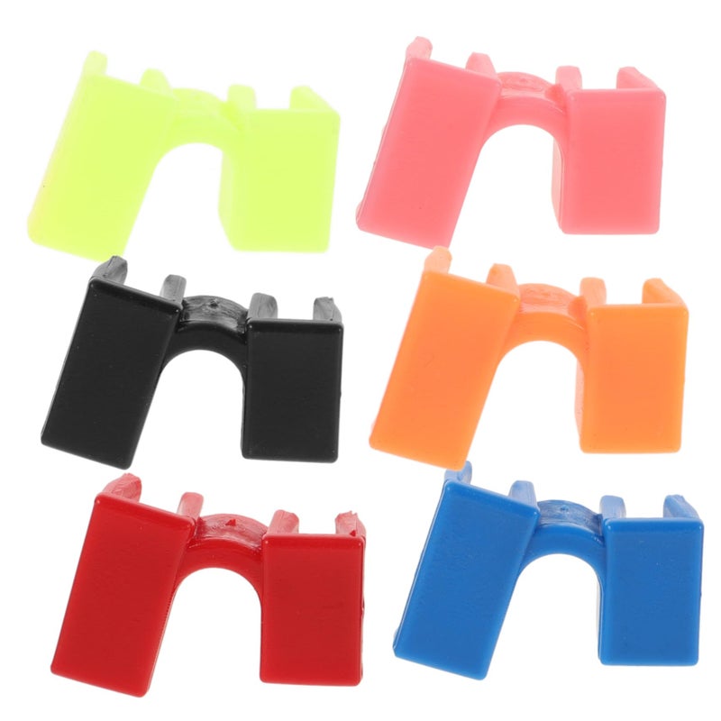 Reusable Chopsticks Training Helper Clips 6pcs Plastic Easy Use Beginner Learning Tool - Image 2