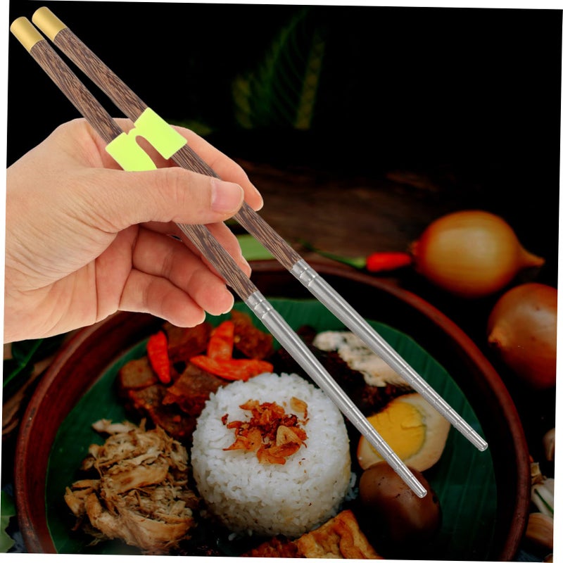 Reusable Chopsticks Training Helper Clips 6pcs Plastic Easy Use Beginner Learning Tool - Image 5