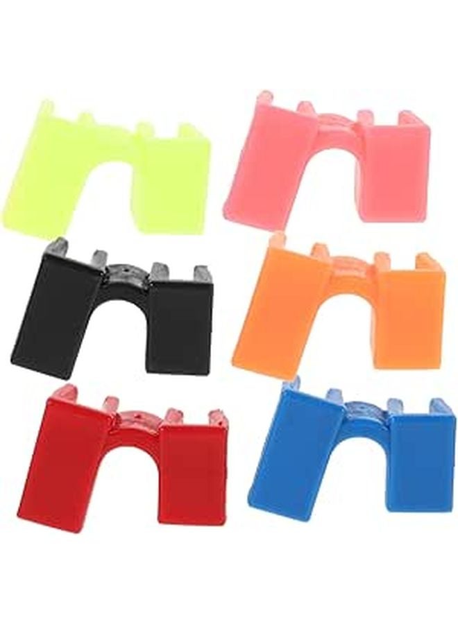 Reusable Chopsticks Training Helper Clips 6pcs Plastic Easy Use Beginner Learning Tool - Image 1