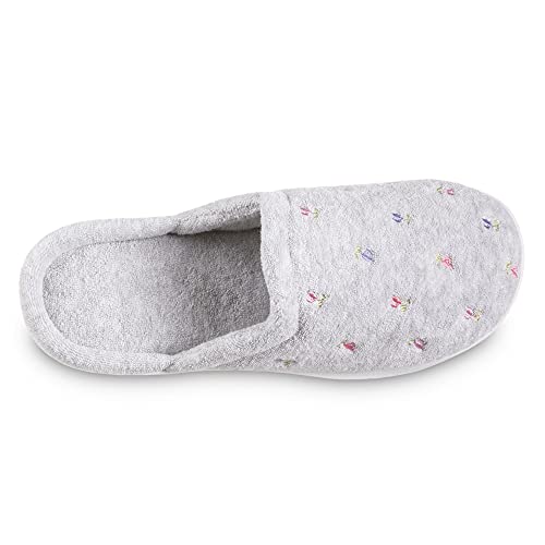 isotoner Women's Indoor/Outdoor Slip-on Secret Sole Clog Slippers with Memory Foam Comfort and Heal Suppport, 6.5-7 - Image 5