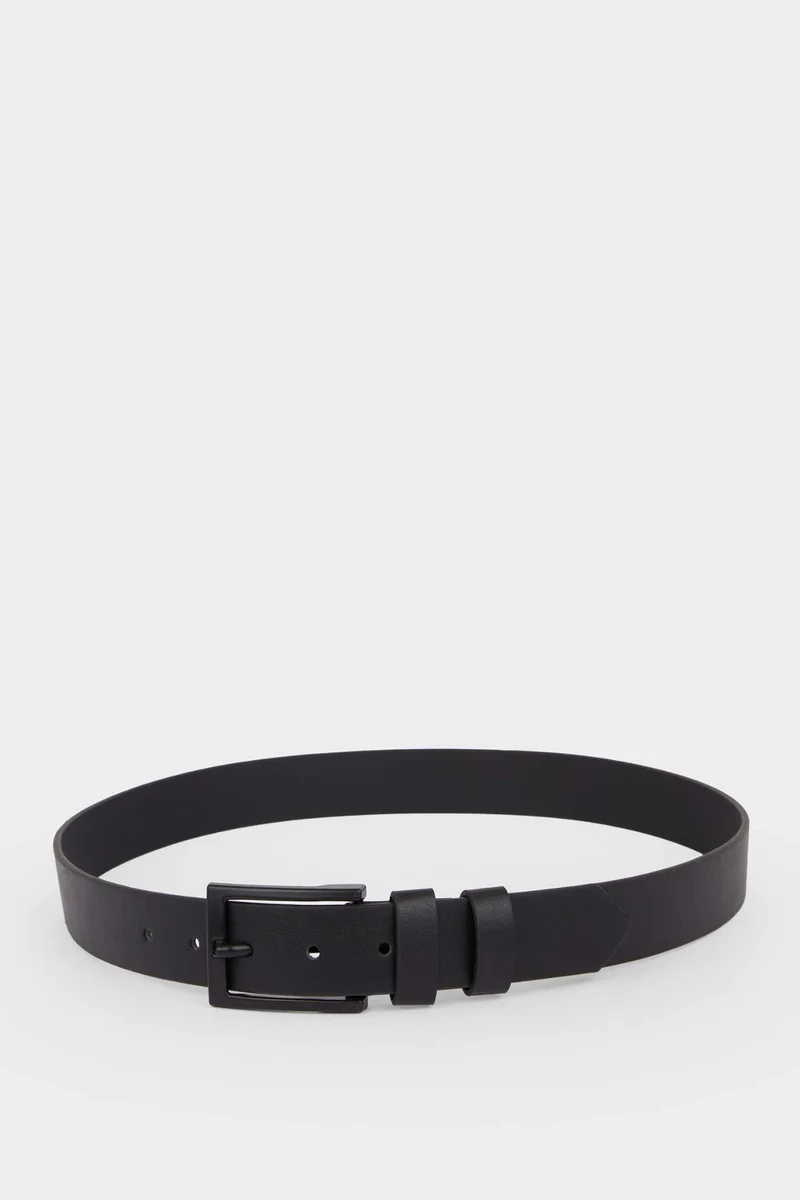 Defacto  Man Rectangle Clasp Faux Leather for Men | Best Price UAE