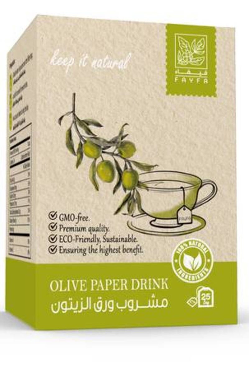 فايفا فيفاء مشروب ورق الزيتون 25 كيس - Image 1