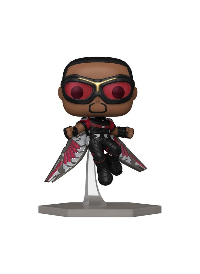 Funko Pop Marvel: Captain America: Civil War Build A Scene - Falcon Figure 10 of 12 - Amazon Exclusive - Collectable Vinyl Figure - Gift Idea - Official Merchandise - Toys for Kids & Adults - Image 2
